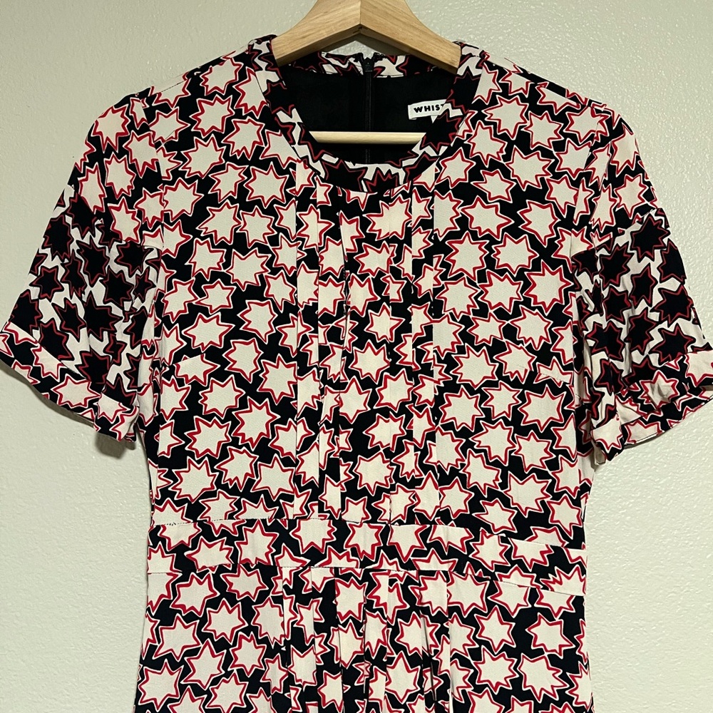 Whistles Star Print Dress size US 4 - Picture 5 of 6